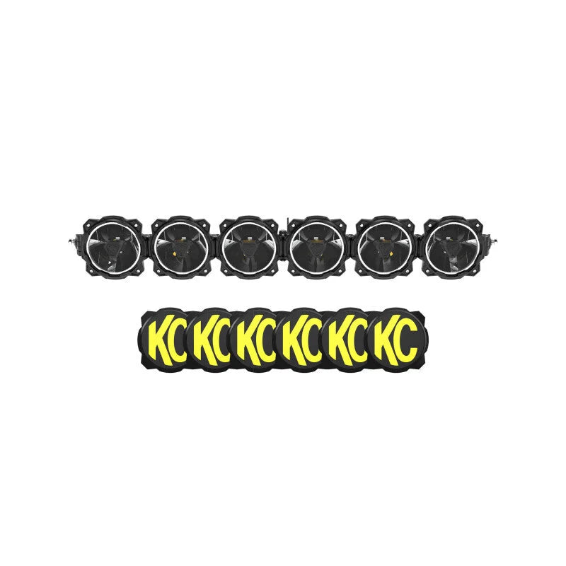 KC HiLiTES Gravity Titan LED Light Bar for Bronco Bumper - 39in. (6-Light) - Main Product View