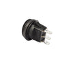 Load image into Gallery viewer, KC HiLiTES Illuminated LED 10A Round Rocker Light Switch - Red - Main Product View