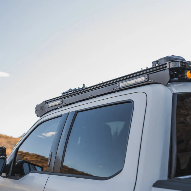 KC HiLiTES Platform One Profile 10in. SideCast Flush Mount Lights (Does Not Include Rack) - Back View