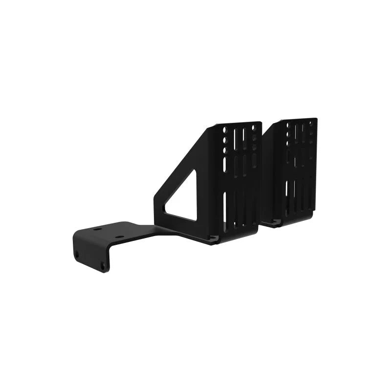 KC HiLiTES Platform One Roof Rack Awning Mounts (Does Not Include Rack) - Side View