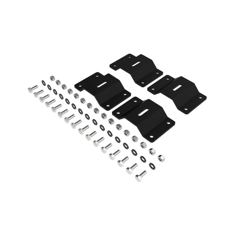 KC HiLiTES Platform One Rooftop Tent Mounts (Does Not Include Rack) - Side View