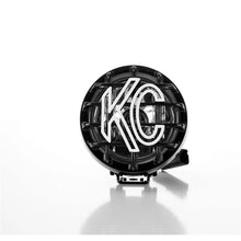 Load image into Gallery viewer, KC HiLiTES Rally 400 4in. Round Halogen Light 55w Spread Beam (Single) - Black - Main Product View