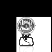 Load image into Gallery viewer, KC HiLiTES Rally 400 4in. Round Halogen Light 55w Spread Beam (Single) - Black - Back View