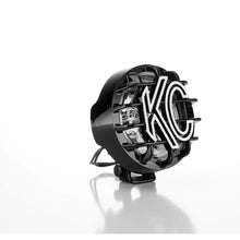 Load image into Gallery viewer, KC HiLiTES Rally 400 4in. Round Halogen Light 55w Spread Beam (Single) - Black - Installation View