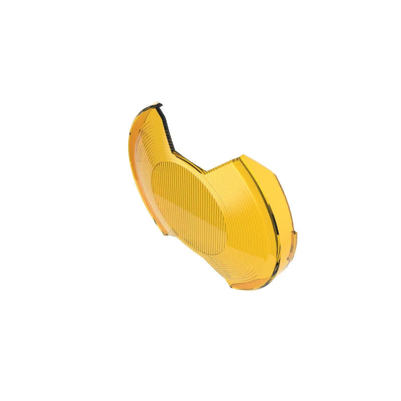 KC HiLiTES SlimLite 6in Light Shield - SAE Driving Beam - Selective Yellow - Side View