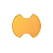 Load image into Gallery viewer, KC HiLiTES SlimLite 6in Light Shield - Spread Beam - Amber - Side View