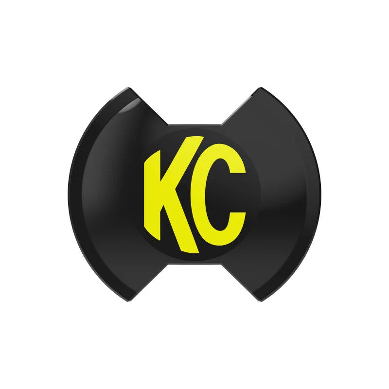 KC HiLiTES SlimLite 8in. LED Light Cover (Cover Only) - Black - Main Product View