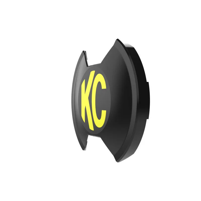 KC HiLiTES SlimLite 8in. LED Light Cover (Cover Only) - Black - Installation View