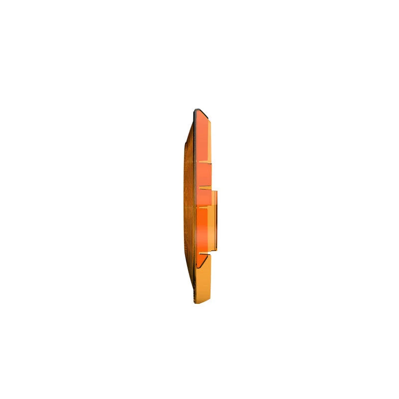 KC HiLiTES SlimLite 8in. LED Light Shield Driving (Shield Only) - Amber - Additional View 6