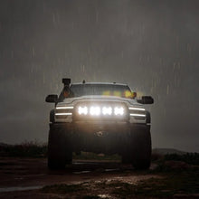 Load image into Gallery viewer, KC HiLiTES SlimLite 8in. LED Light Shield SAE Driving (Shield Only) - Clear - Side View