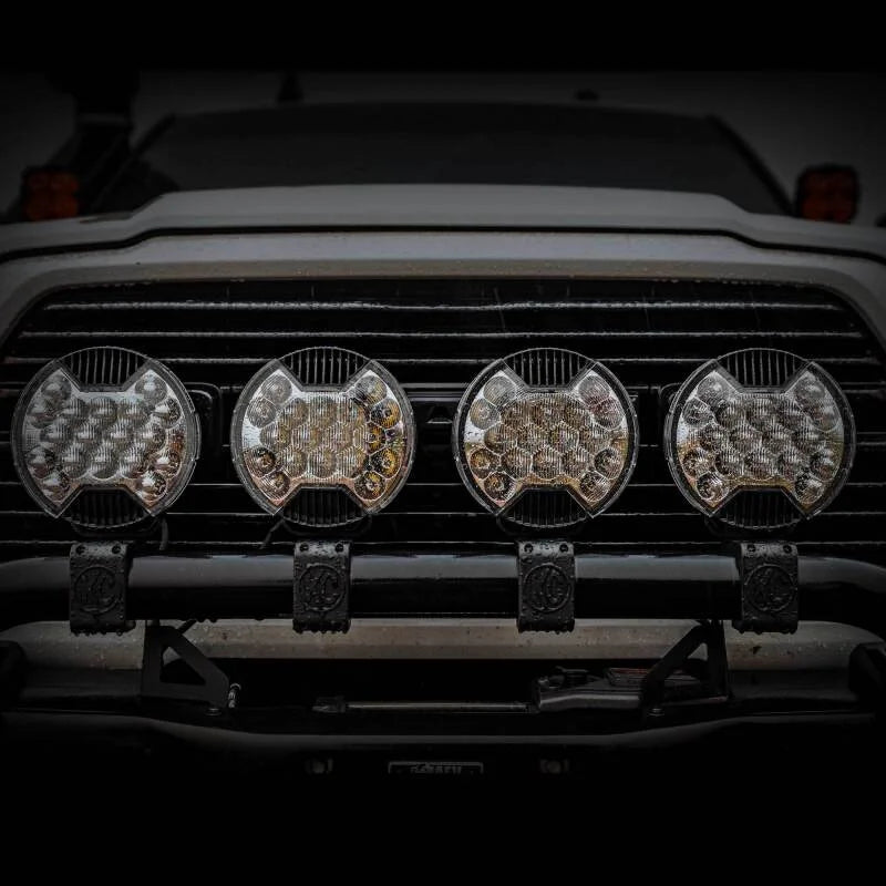 KC HiLiTES SlimLite 8in. LED Light Shield SAE Driving (Shield Only) - Clear - Additional View 5