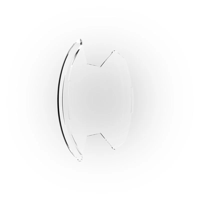 KC HiLiTES SlimLite 8in. LED Light Shield (Shield Only) - Clear - Additional View 9