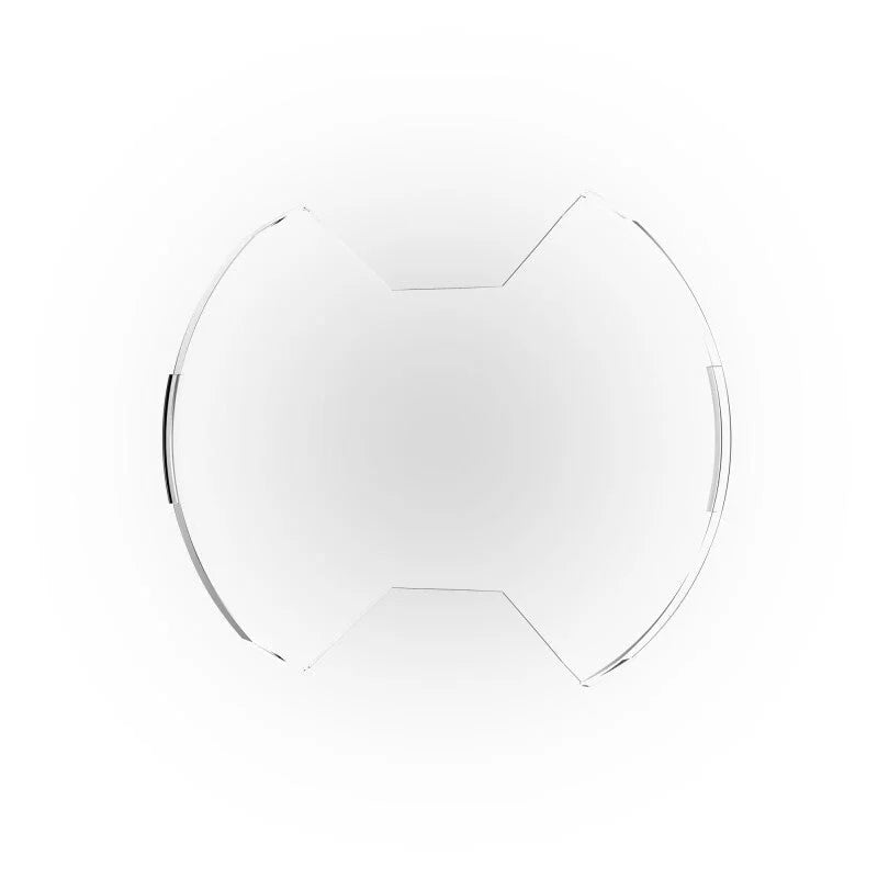 KC HiLiTES SlimLite 8in. LED Light Shield (Shield Only) - Clear - Additional View 10