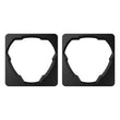 Load image into Gallery viewer, KC HiLiTES Square Universal Shrouds for Flex Era 3 Lights (Pair) - Main Product View