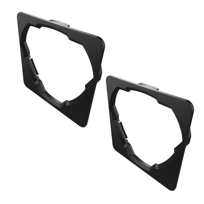 KC HiLiTES Square Universal Shrouds for Flex Era 3 Lights (Pair) - Detail View
