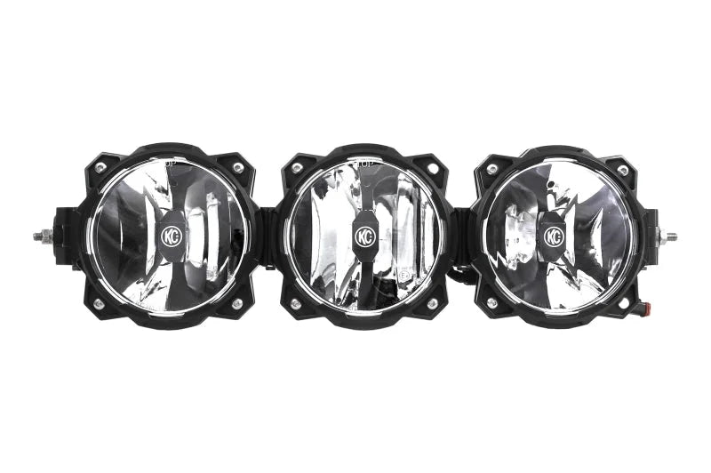 KC HiLiTES Universal 20in. Pro6 Gravity LED 3-Light 60w Combo Beam Light Bar (No Mount) - Side View