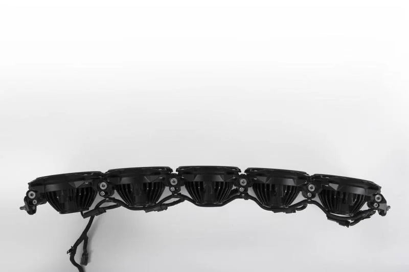 KC HiLiTES Universal 32in. Pro6 Gravity LED 5-Light 100w Combo Beam Light Bar (No Mount) - Back View