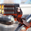 Load image into Gallery viewer, KC HiLiTES Universal 40 Deg. A-Pillar Tube Clamp Light Mount (1.5-2in. Diameter Bars) - Pair - Side View