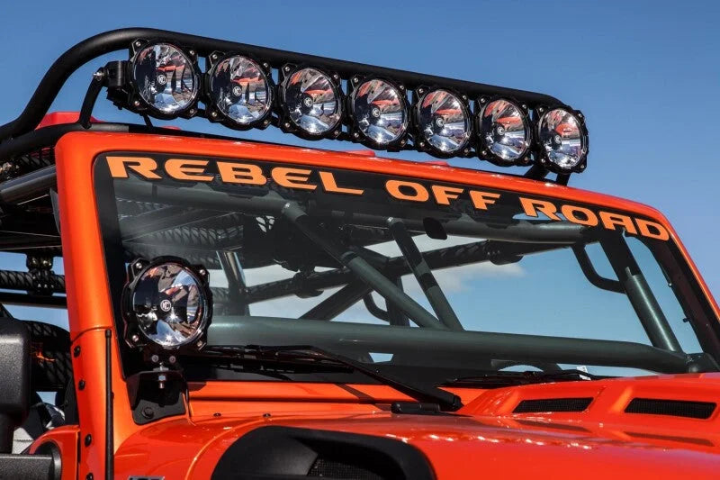 KC HiLiTES Universal 50in. Pro6 Gravity LED 8-Light 160w Combo Beam Light Bar (No Mount) - Installation View