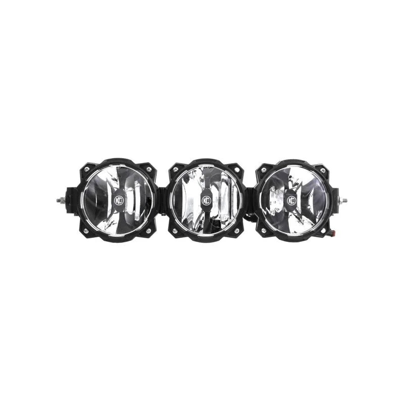 KC HiLiTES Universal 50in. Pro6 Gravity LED 8-Light 160w Combo Beam Radius Light Bar - Side View