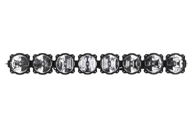 KC HiLiTES Universal 50in. Pro6 Gravity LED 8-Light 160w Combo Beam Radius Light Bar - Back View
