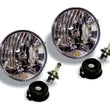 Load image into Gallery viewer, KC HiLiTES Universal/97-06 Jeep TJ 7in. Halogen H4 DOT Headlight 55/60w Lexan (Pair Pack System) - Side View