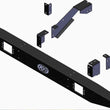 Load image into Gallery viewer, KFI 13-19 Polaris Ranger XP 570-1000 XP/ Crew Bumper Rear Formed
