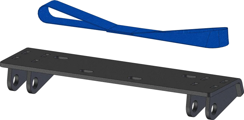 KFI 22-Older Massimo T-Boss 550/750 UTV Plow Mount