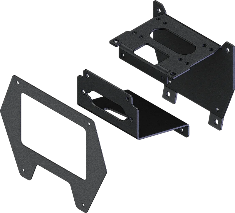 KFI 22+ Polaris RZR PRO R/ 4/ RZR Turbo R/4 Winch Mount