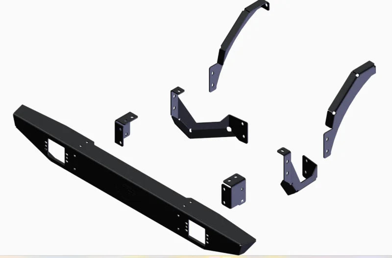KFI 24+ Polaris Xpedition ADV/ 5/ XP Bumper Rear Formed - Side View