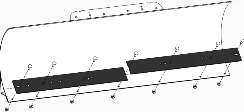 KFI 52 in. Universal Wear Bar - Detail View