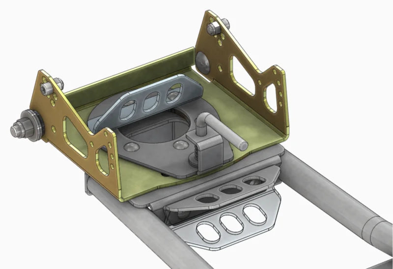 KFI ATV Plow Base Push Tube - Main Product View