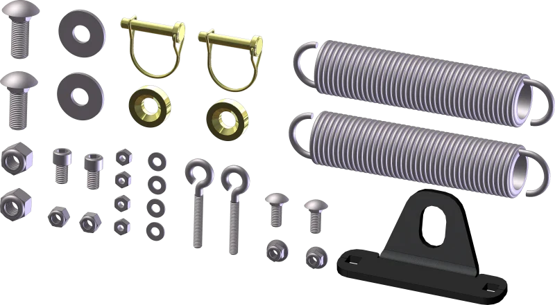 KFI ATV Plow Tube Hardware Kit