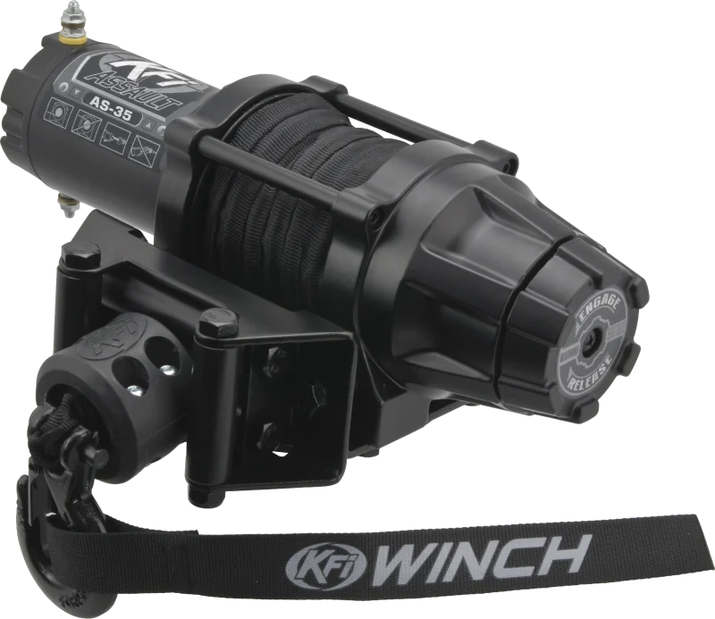 KFI Assault Series Winch 3500 lbs. - Synthetic Cable