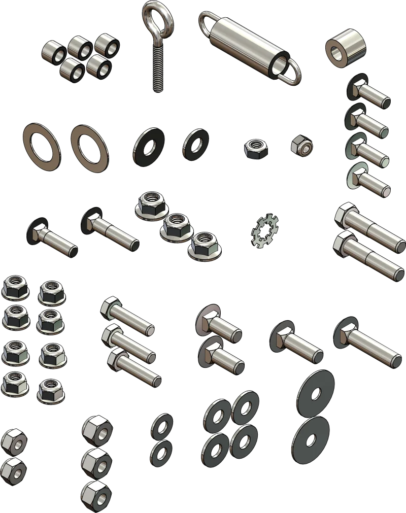 KFI Manual Lift Hardware Kit