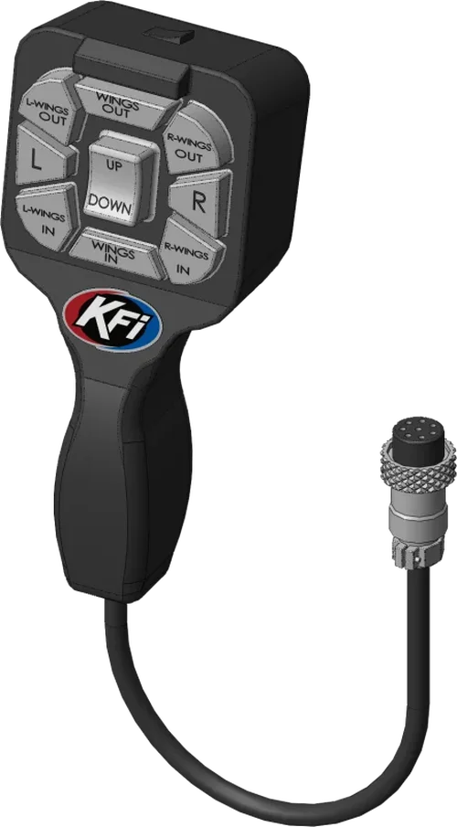 KFI Pro-V Plow Hand Remote - Replacement - Side View
