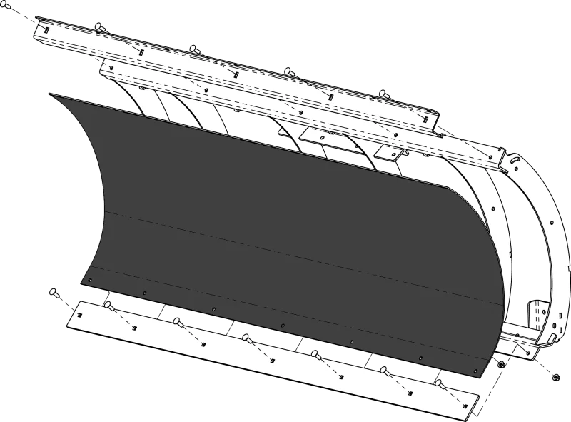 KFI Replacement Poly Blade 60 in.
