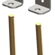 Load image into Gallery viewer, KFI Tapered Plow Skid Kit Pr. For KFI 105160