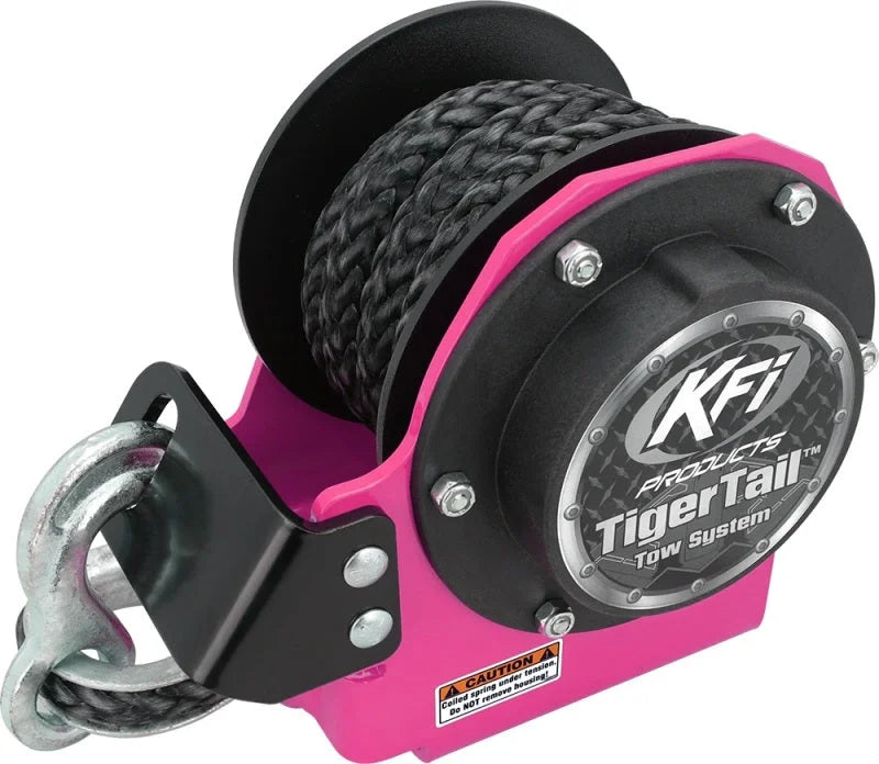 KFI Tiger Tail Tow System XT - Pink - Main Product View