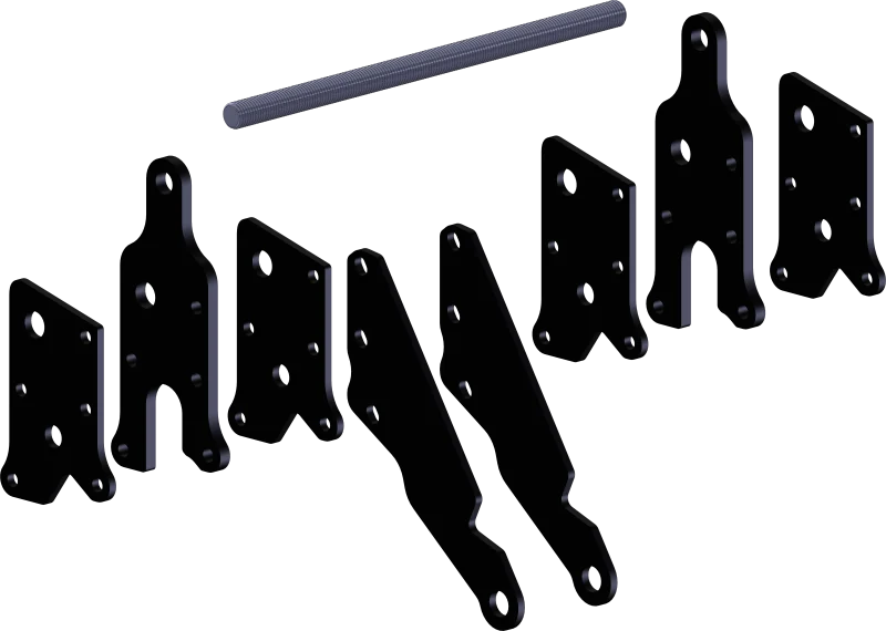 KFI UTV Plow 6 in. Lift Kit For KFI 105635 Tube