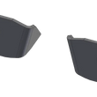 Load image into Gallery viewer, KFI Wear Bar Center Kit V-Plow - 2 pc. - Side View