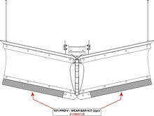 Load image into Gallery viewer, KFI Wear Bar Wing Kit V-Plow - 2 pc. - Main Product View