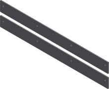 Load image into Gallery viewer, KFI Wear Bar Wing Kit V-Plow - 2 pc. - Side View