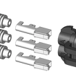 Load image into Gallery viewer, KFI Wire Harness Female End Plug