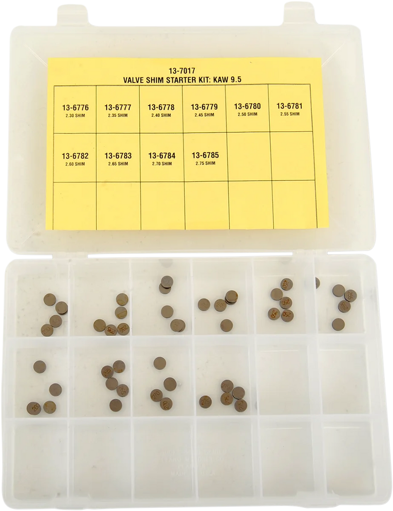 K&L Supply Shim Starter Kit - 9.5mm fits Kawasaki - Main Product View