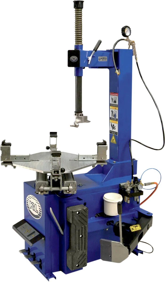 K&L Supply Tire Changer with/Arm - MC680 37-9995 - Side View