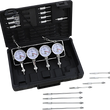 Load image into Gallery viewer, K&amp;L Supply Vacuum Gauge Set - Fuel Pressure - Deluxe 35-3019 - Side View