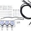 Load image into Gallery viewer, K&amp;L Supply Vacuum Gauge Set - Fuel Pressure - Deluxe 35-3019 - Back View