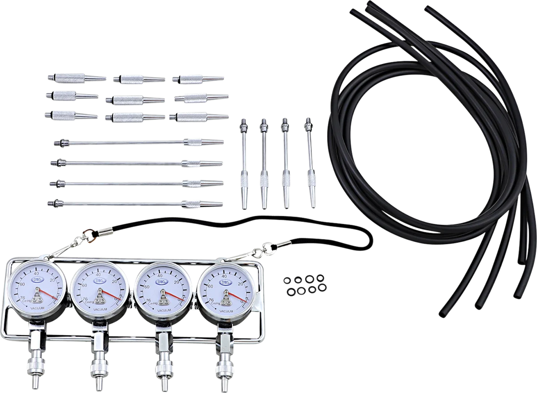 K&L Supply Vacuum Gauge Set - Fuel Pressure - Deluxe 35-3019 - Back View
