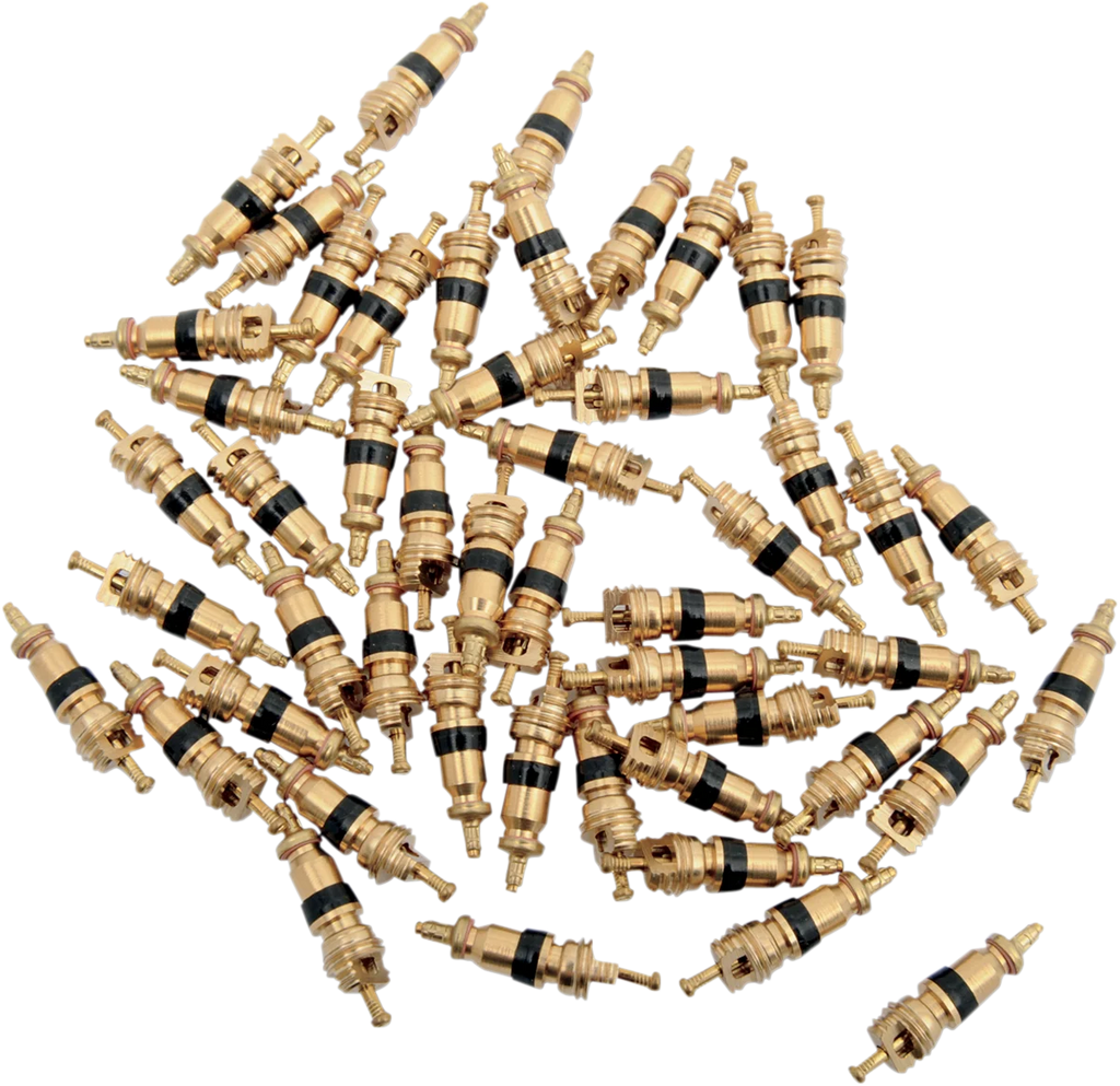 K&L Supply Valve Core - Straight - Gold - 50 Pack 32-8214 - Main Product View